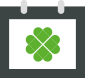 March shamrock icon