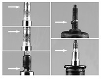 stem_thread Damage to the stem threads is a typical sign of improper tools and installation procedures